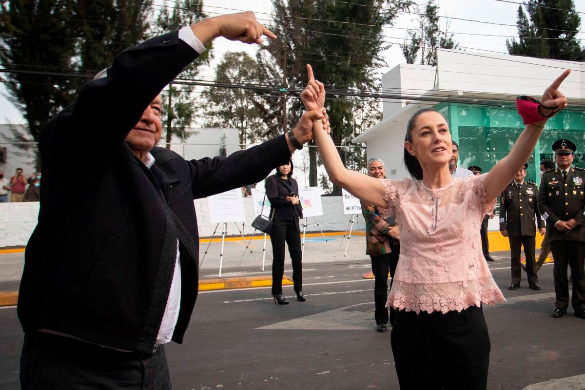 Amlo y Claudia Sheinbaum