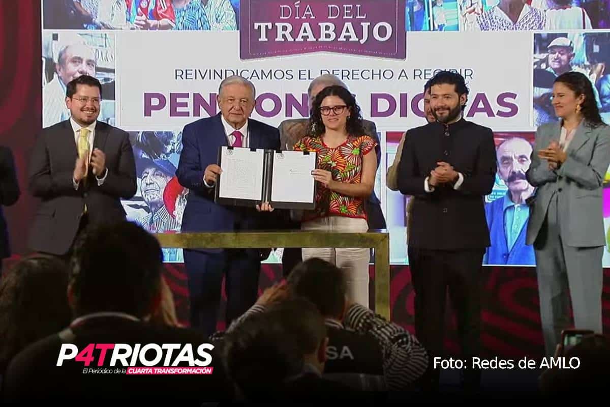 Firma de decreto del Fondo de Pensiones para el Bienestar