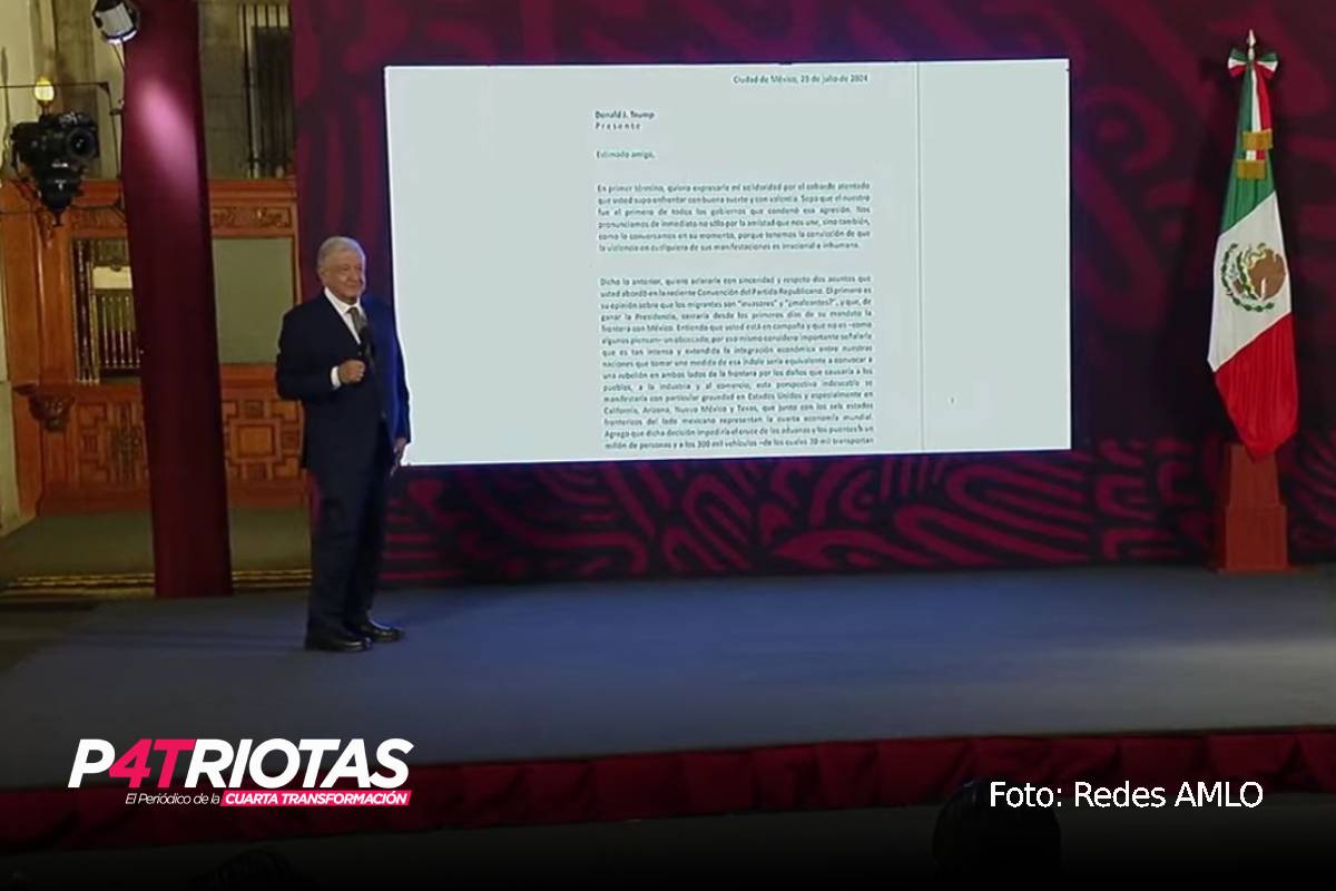 AMLO destaca la integración económica México-EE.UU en carta a Trump