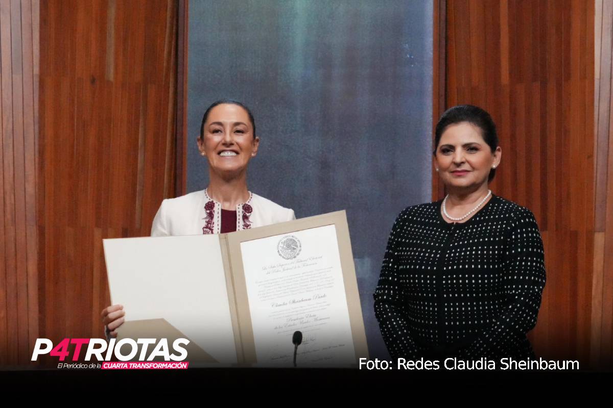 Claudia Sheinbaum Pardo, la primera mujer presidenta de México, recibe constancia de triunfo electoral