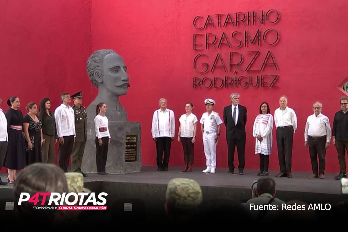 En Matamoros, AMLO lidera homenaje a Catarino Garza y revive su legado revolucionario