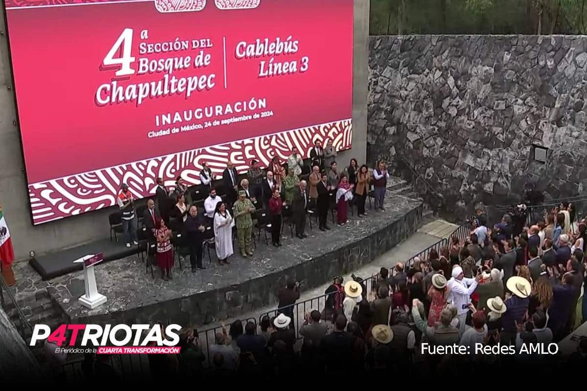 López Obrador inaugura la Línea 3 del Cablebús y el Proyecto Chapultepec: Movilidad y Cultura en la CDMX