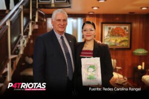 Miguel Díaz-Canel presidente de Cuba y Morena reafirman cooperación bilateral en reunión con la secretaria General del partido, Carolina Rangel