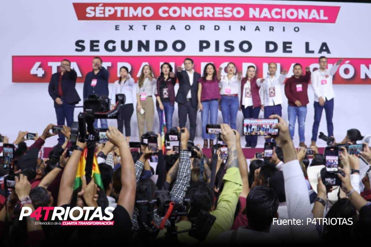 Morena celebra su Séptimo Congreso Nacional y renueva su dirigencia con Luisa Alcalde como su nueva presidenta