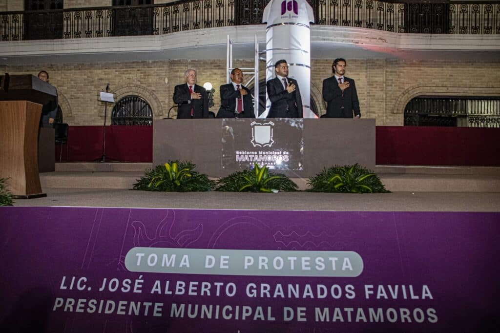 Toma protesta Beto Granados como Alcalde de Matamoros, Tamaulipas
