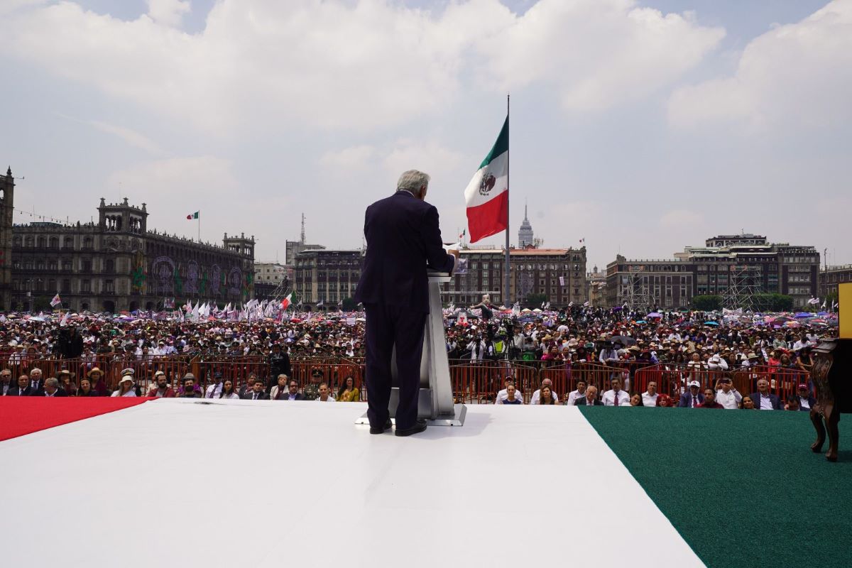 Así fue el Sexto Informe de AMLO en el Zócalo - P4triotas