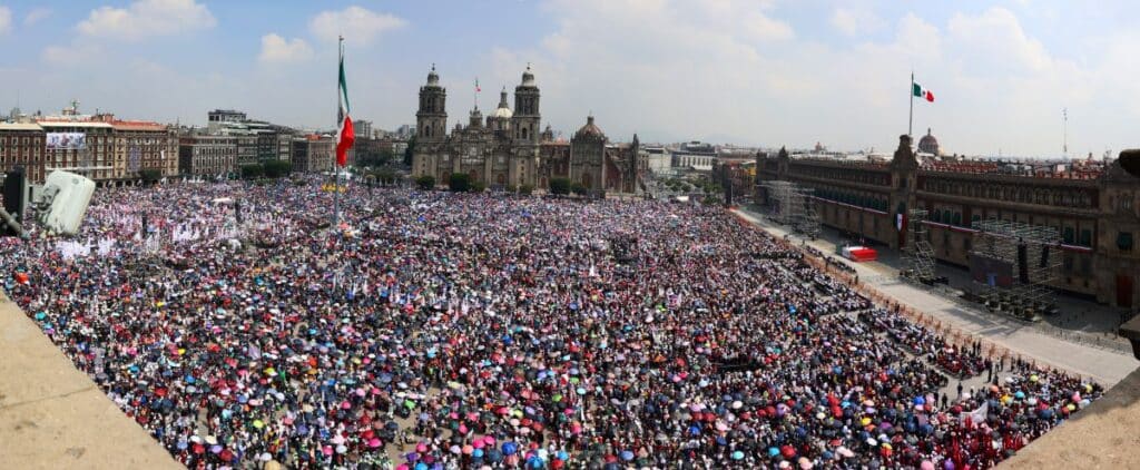 ÚItimo Informe de Gobierno de AMLO en el Zócalo