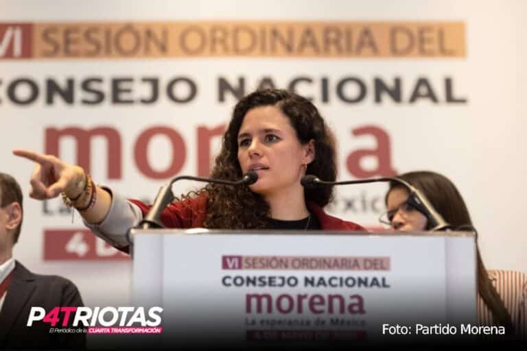 Luisa Alcalde difunde mensaje de Sheinbaum a la militancia de Morena