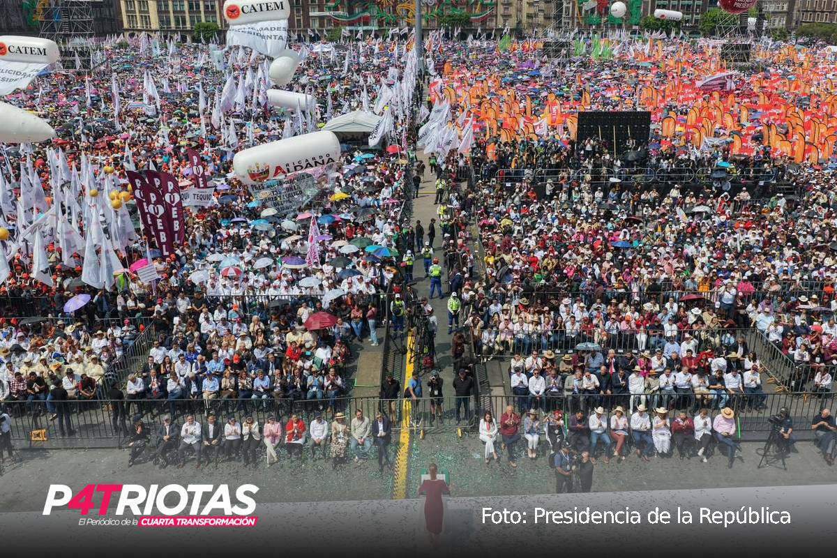 Claudia Sheinbaum celebra su primer año de gobierno con un mensaje de unidad, transformación y soberanía nacional