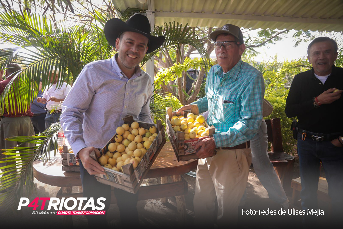 Ulises Mejía se reúne con productores de guayaba y usuarios de la presa