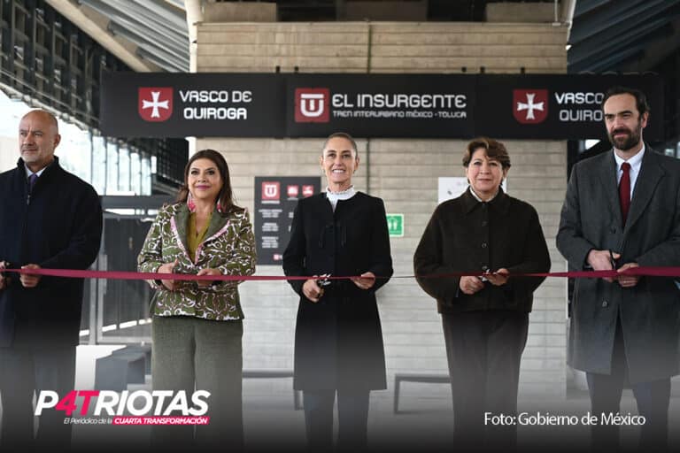 Claudia Sheinbaum inaugura tramo clave Santa Fe-Observatorio del Tren “El Insurgente”