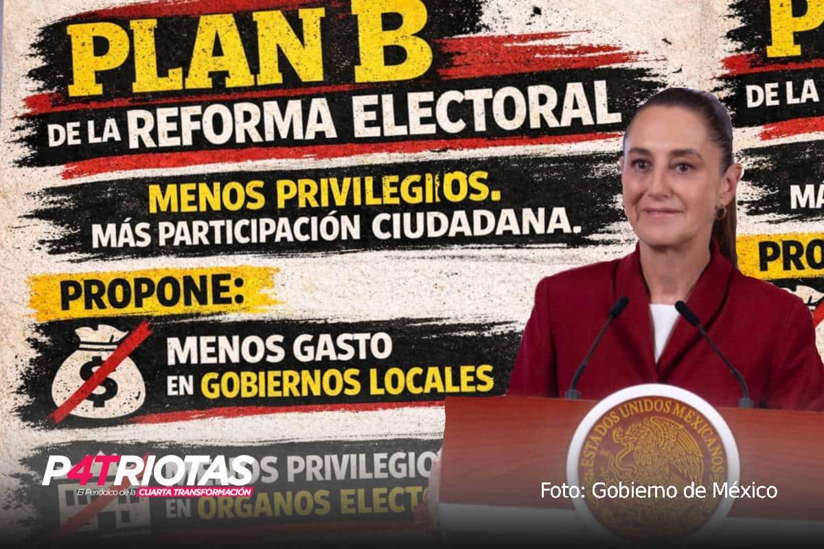 Claudia Sheinbaum envía al Senado el “Plan B” para reducir costos en el sistema electoral