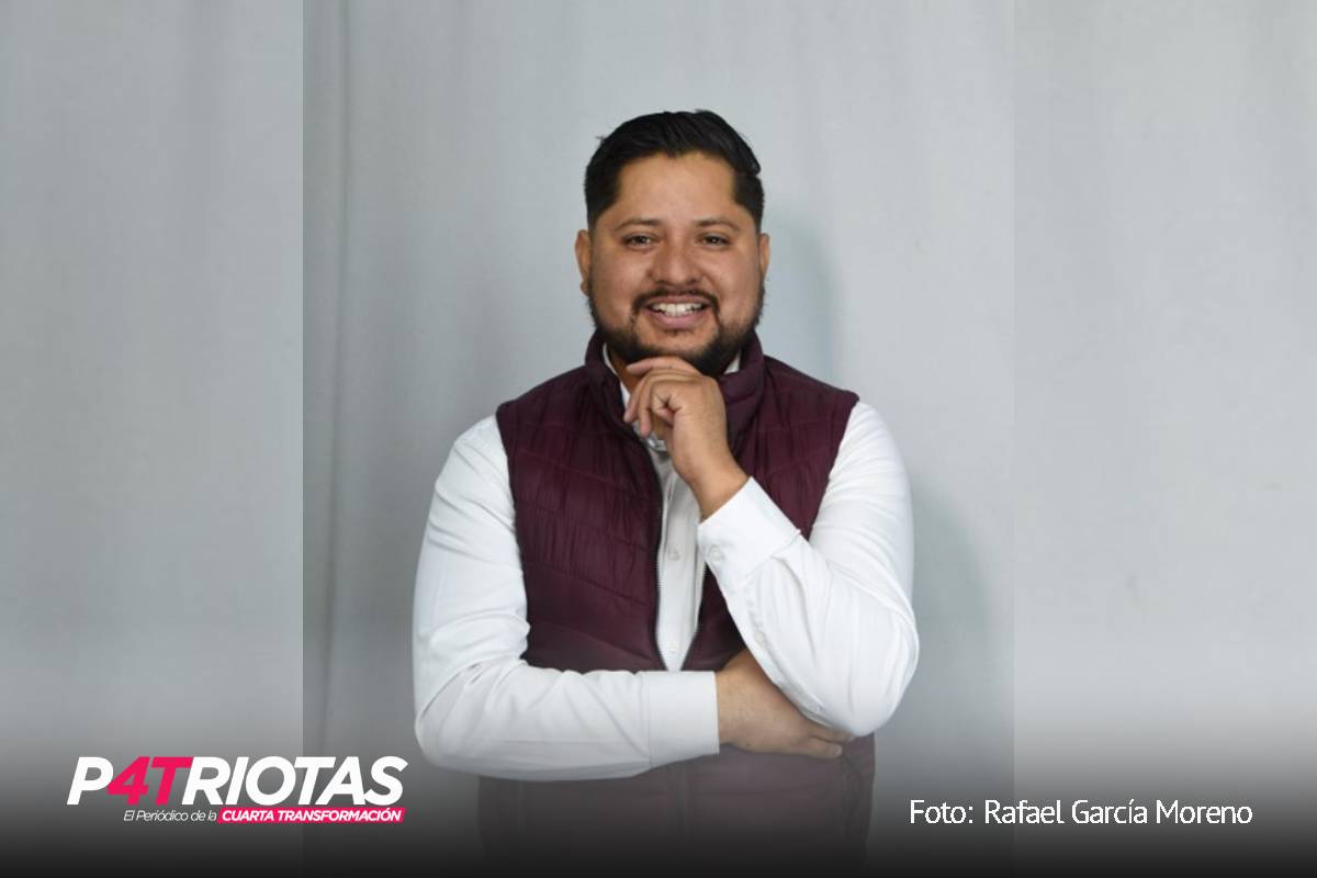 Rafael García Moreno, síndico del pueblo, y defensor de la transformación en Ecatepec