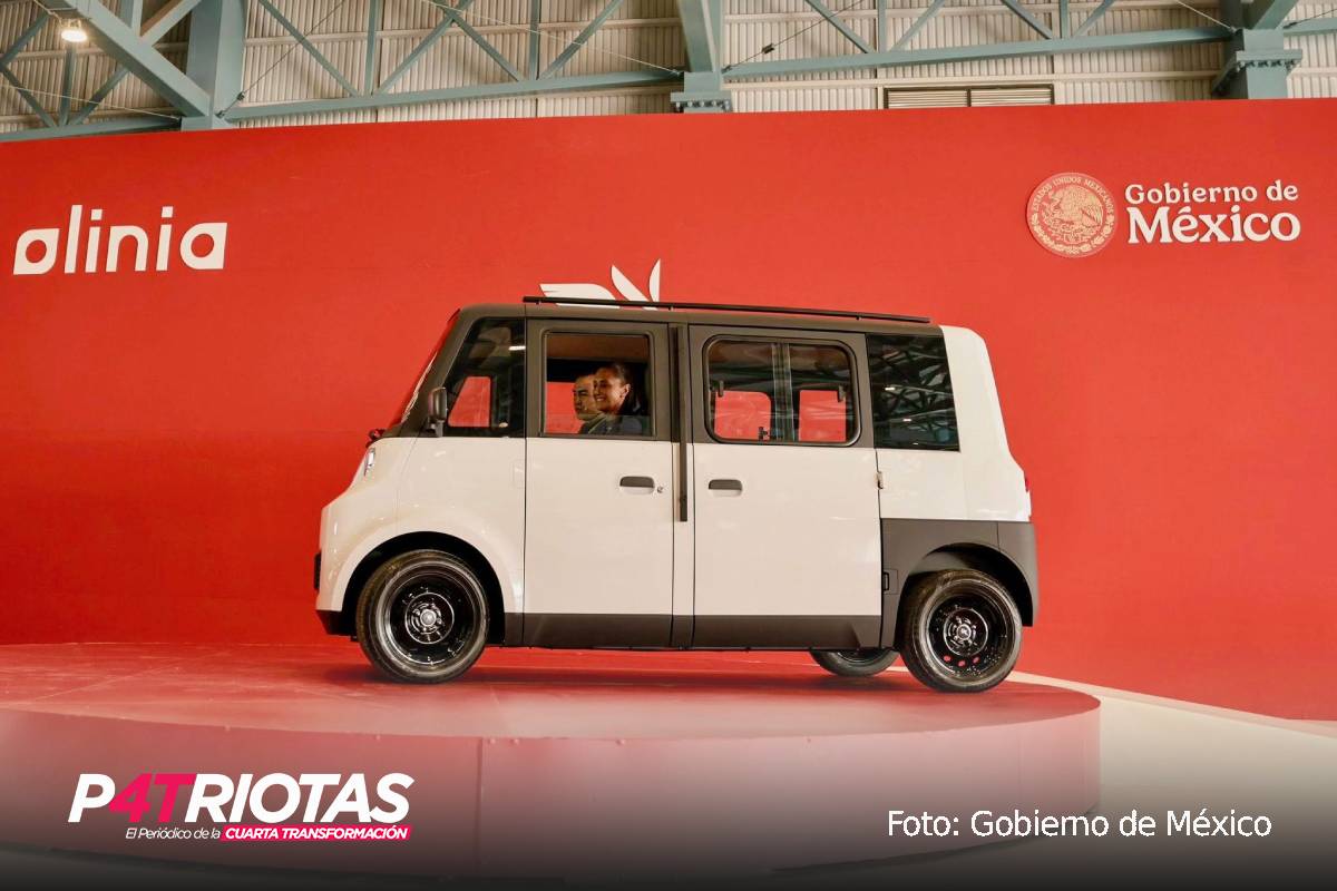 Claudia Sheinbaum presenta Olinia 1, el automóvil eléctrico hecho en México