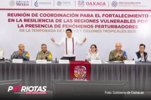 Oaxaca primer estado del país en instalar Puesto de Mando Unificado para atender lluvias