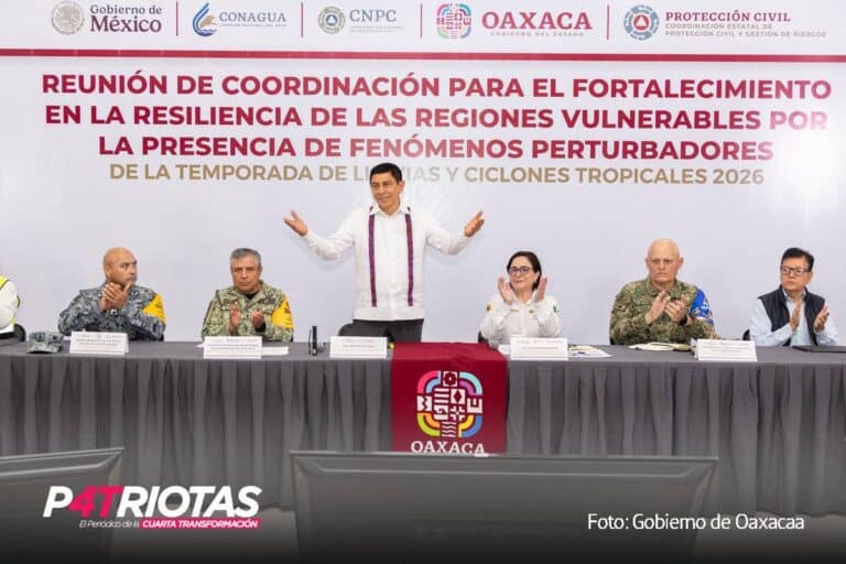 Oaxaca primer estado del país en instalar Puesto de Mando Unificado para atender lluvias