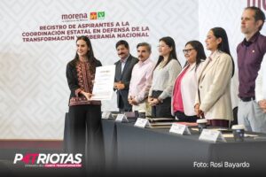 Rosi Bayardo se registra para la Coordinación de la Defensa de la Transformación y la Soberanía en Colima