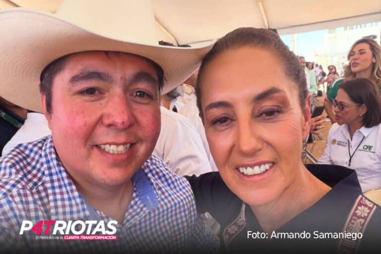 Samaniego destaca el trabajo de Claudia Sheinbaum en Mexicali