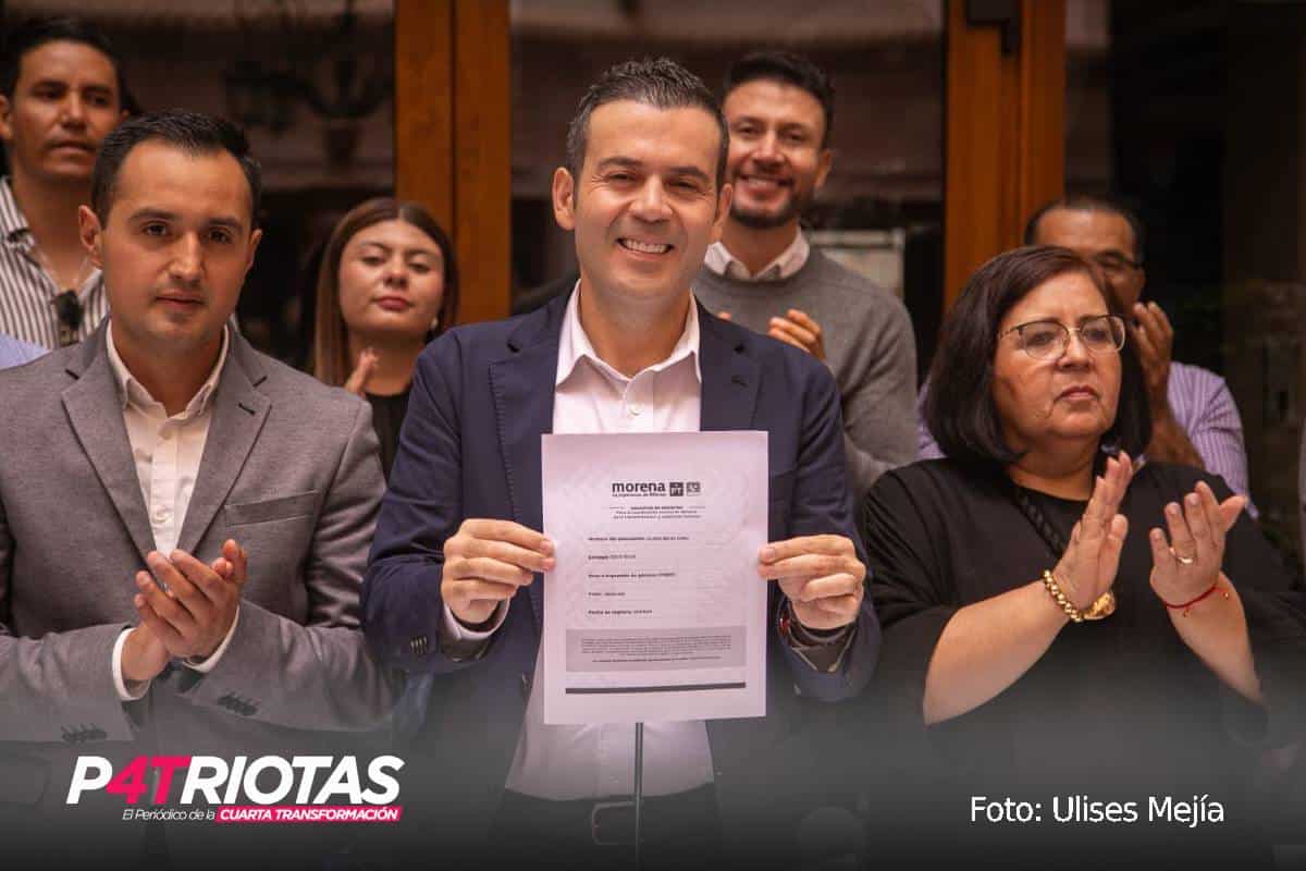Ulises Mejía Haro se registra con éxito para la Coordinación Estatal de la Transformación y la Soberanía Nacional