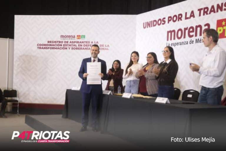 Ulises Mejía Haro va por la coordinación estatal de Morena en Zacatecas