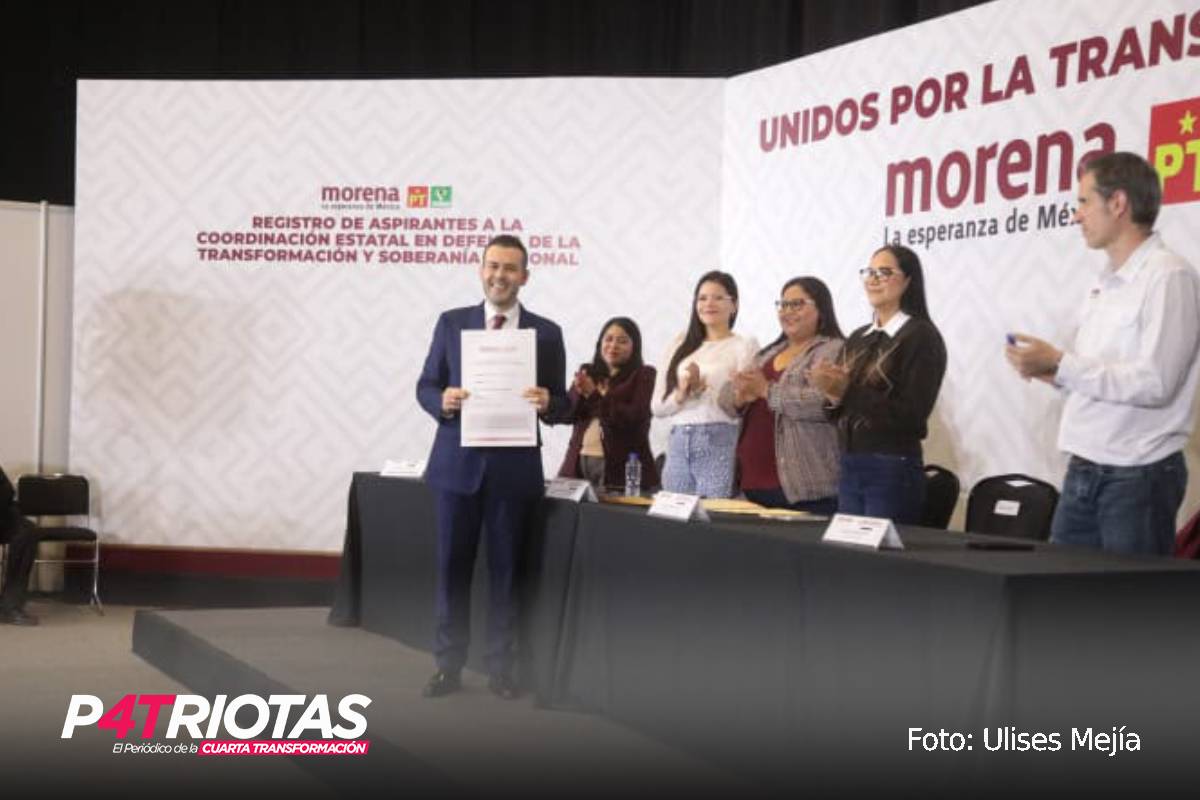 Ulises Mejía Haro va por la coordinación estatal de Morena en Zacatecas