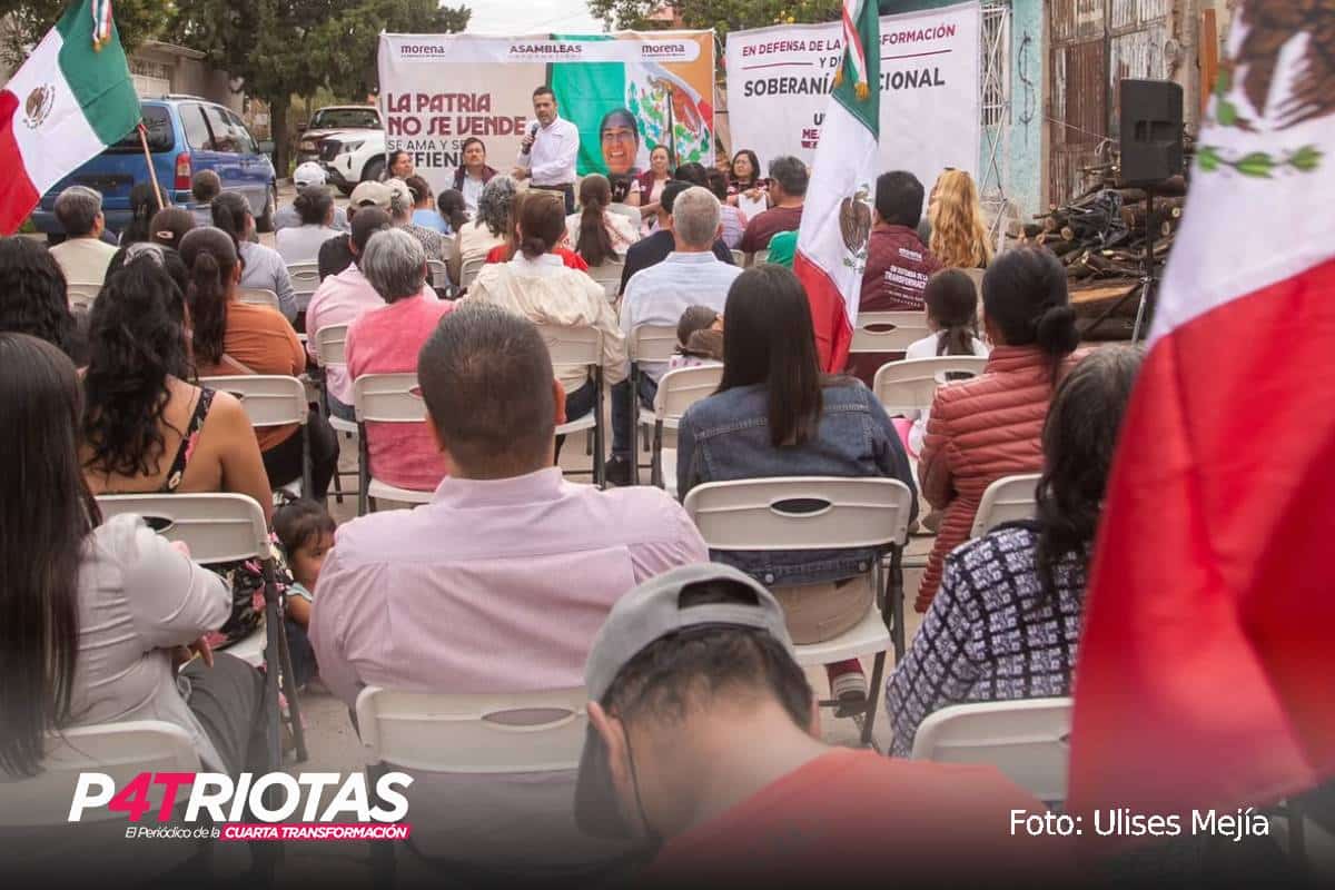 Ulises Mejía fortalece la organización en Fresnillo