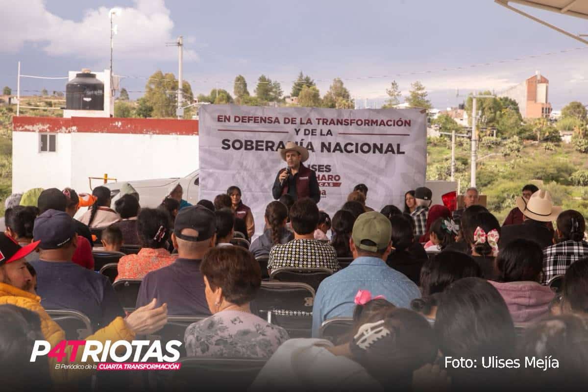 Ulises Mejía refuerza en Genaro Codina el llamado a defender la Transformación