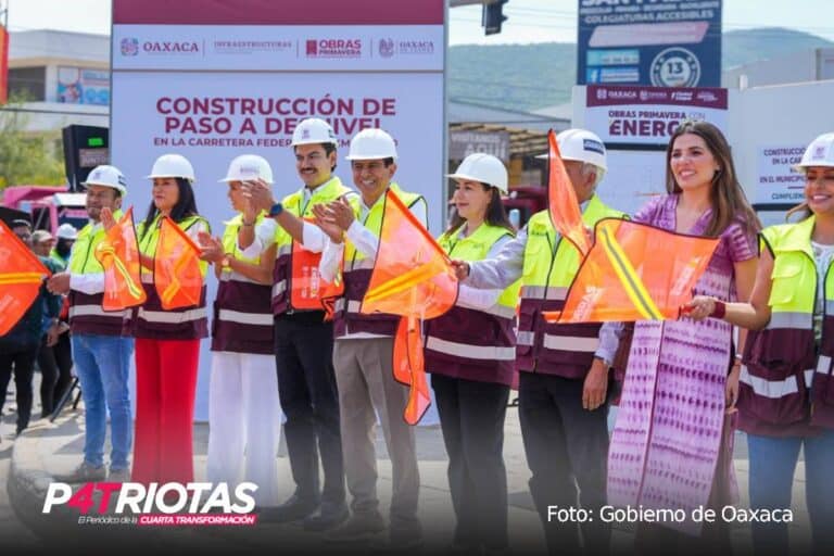 “Oaxaca se transforma”: arranca Salamón Jara construcción de paso a desnivel sobre la carretera 190