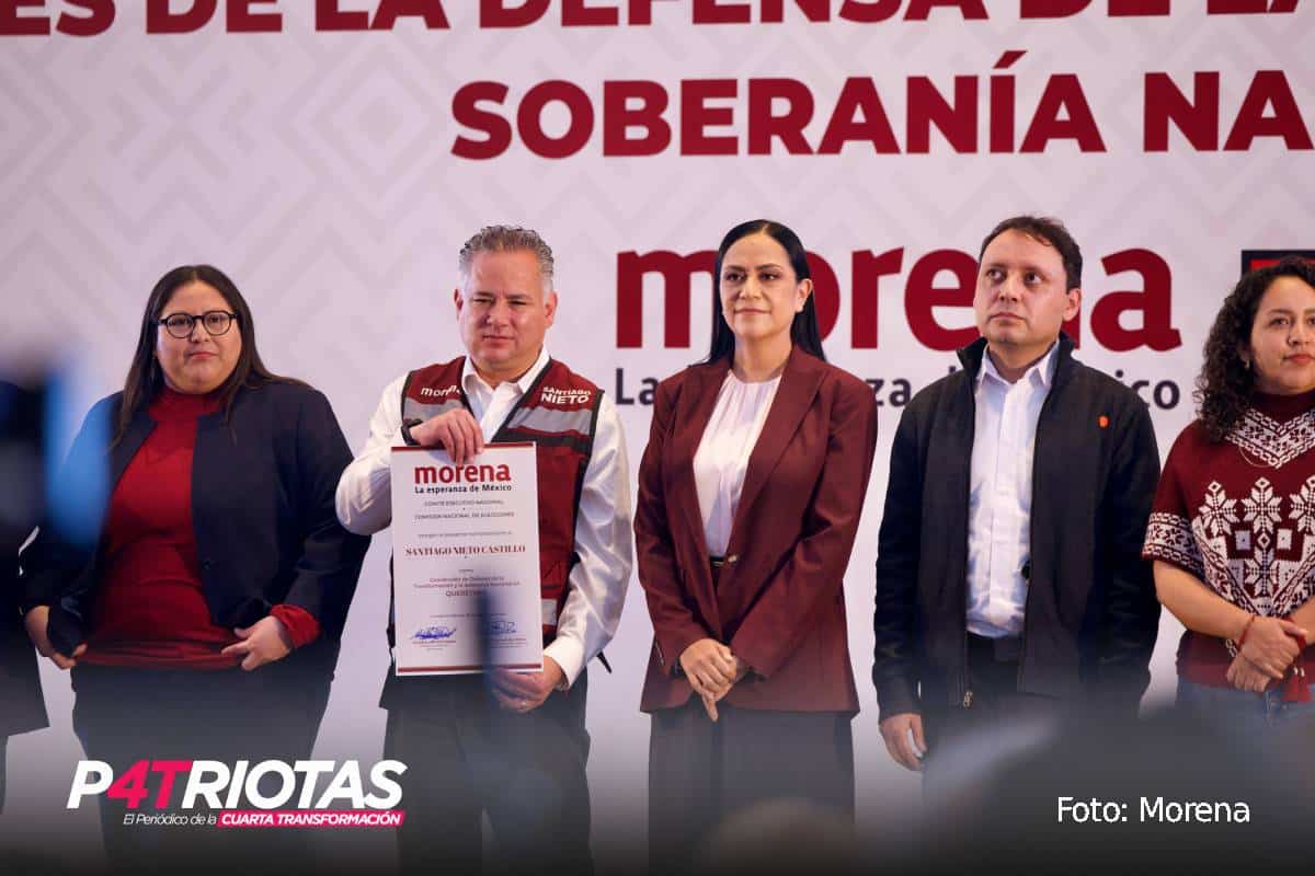 Santiago Nieto encabezará la Coordinación Estatal de la Defensa de la Transformación y la Soberanía Nacional en Querétaro