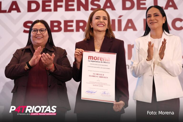 Designan a Clara Luz Flores como Coordinadora Estatal de la Defensa de la Transformación en Nuevo León