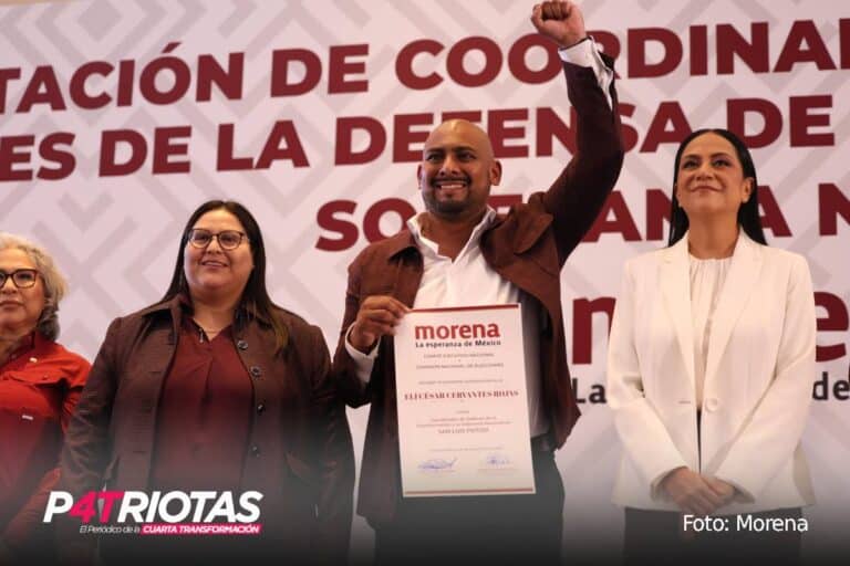 Elí Cervantes asume coordinación de la Defensa de la Transformación y la Soberanía Nacional en San Luis Potosí