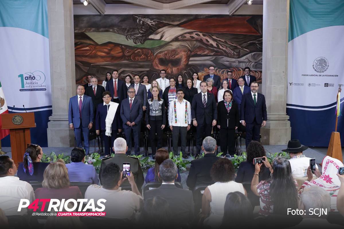SCJN rinde informe sobre avances a un año de la nueva conformación del Poder Judicial