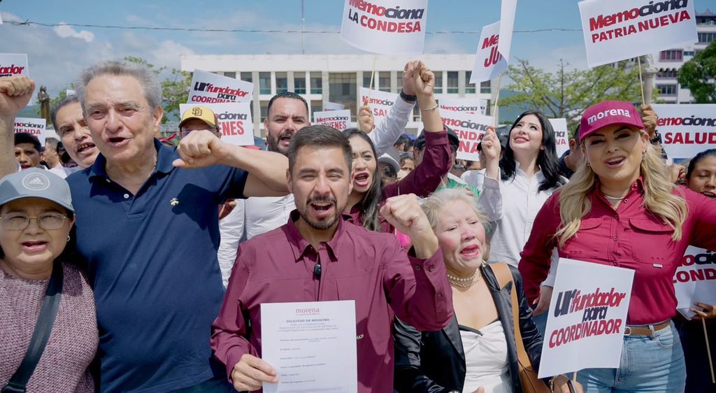 Guillermo Santiago hizo oficial su registro como aspirante a la Coordinación Municipal de los Comités de Defensa de la Transformación y la Soberanía Nacional de Morena en Tuxtla Gutiérrez